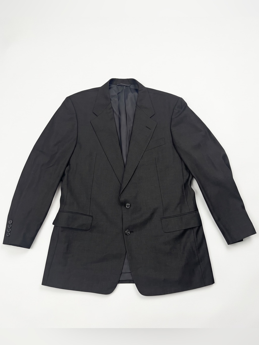 Hickey Freeman Nordstrom Blazer Men’s 44L Charcoal Gray Wool Classic Fit